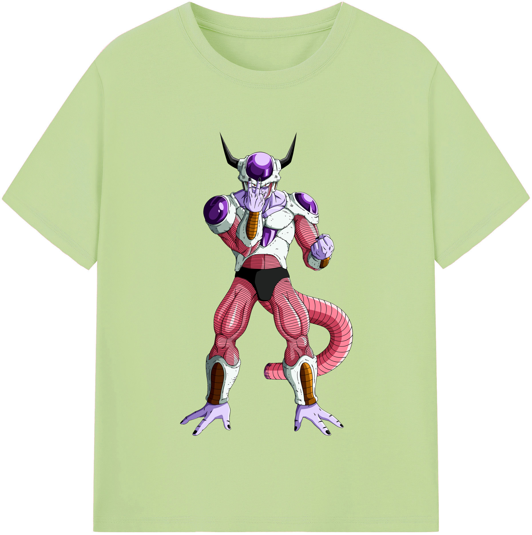 （画像用） ドラゴンボール フリーザ DRAGON BALL Frieza 綿100％半袖Tシャツ（フロントプリント）